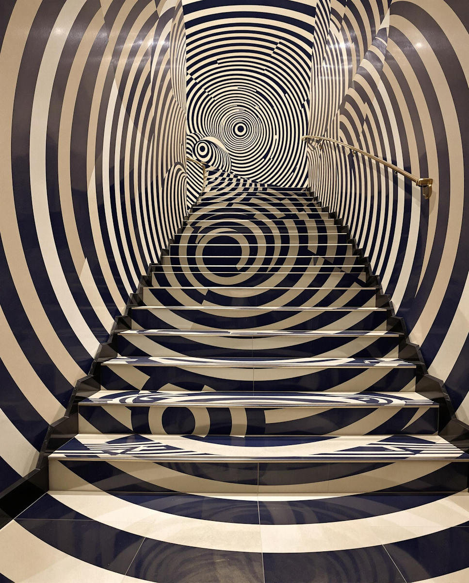 waking the nation up from mass hypnosis optical illusion stairs